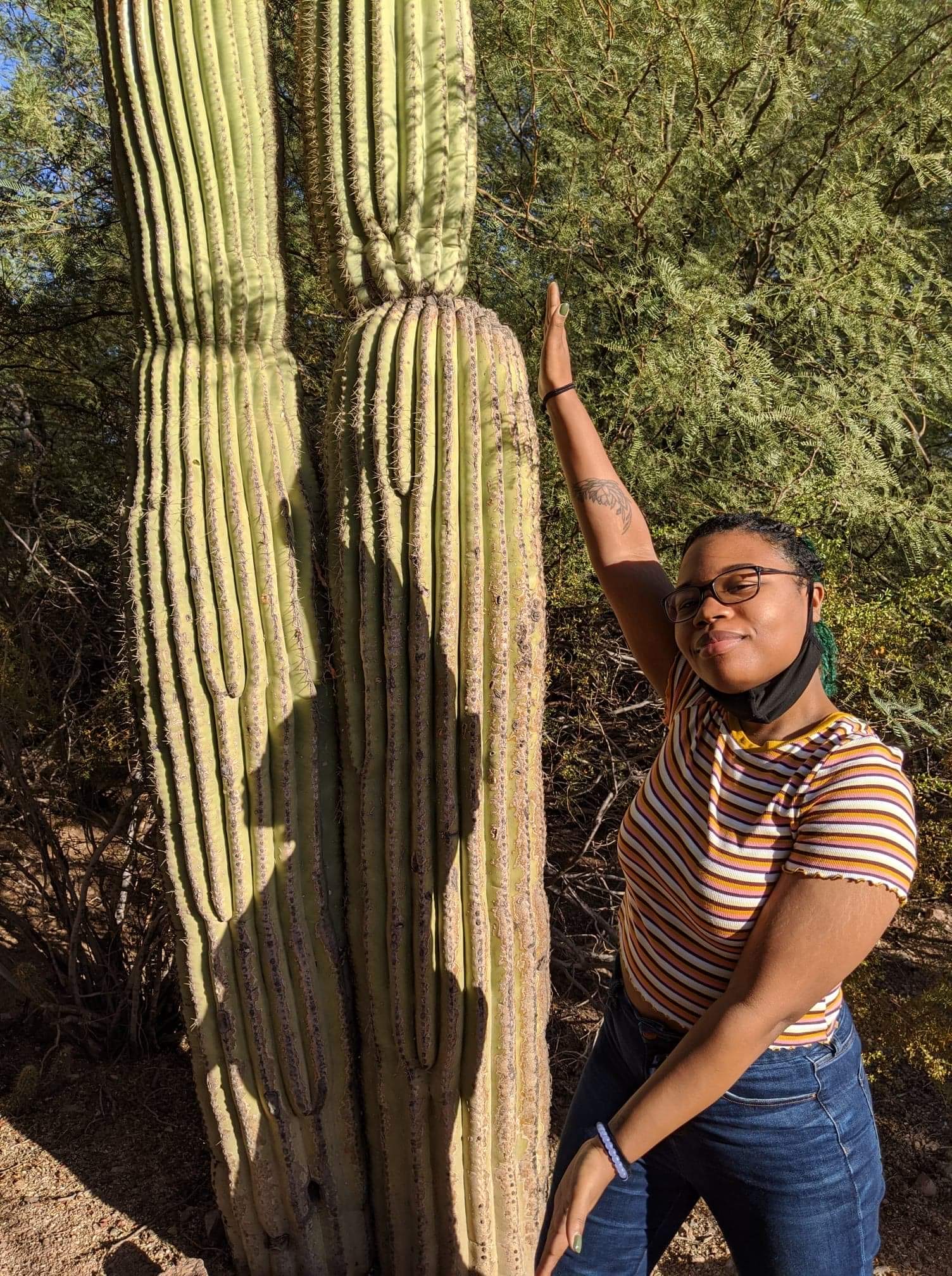 me and a cactus